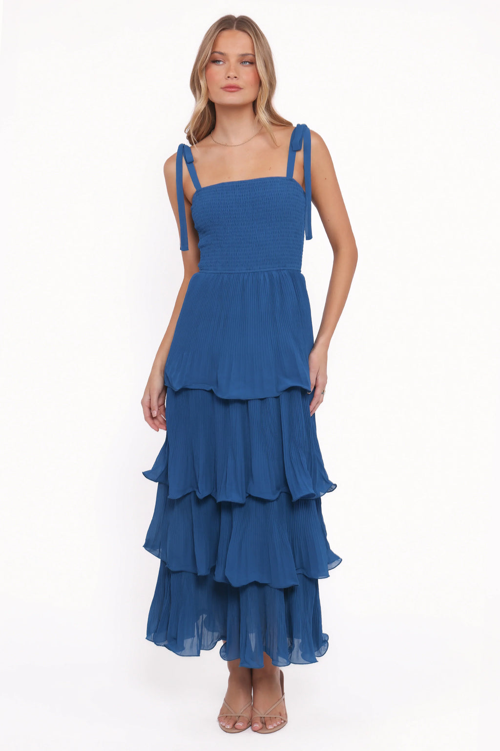 Robe longue Alira – Marine