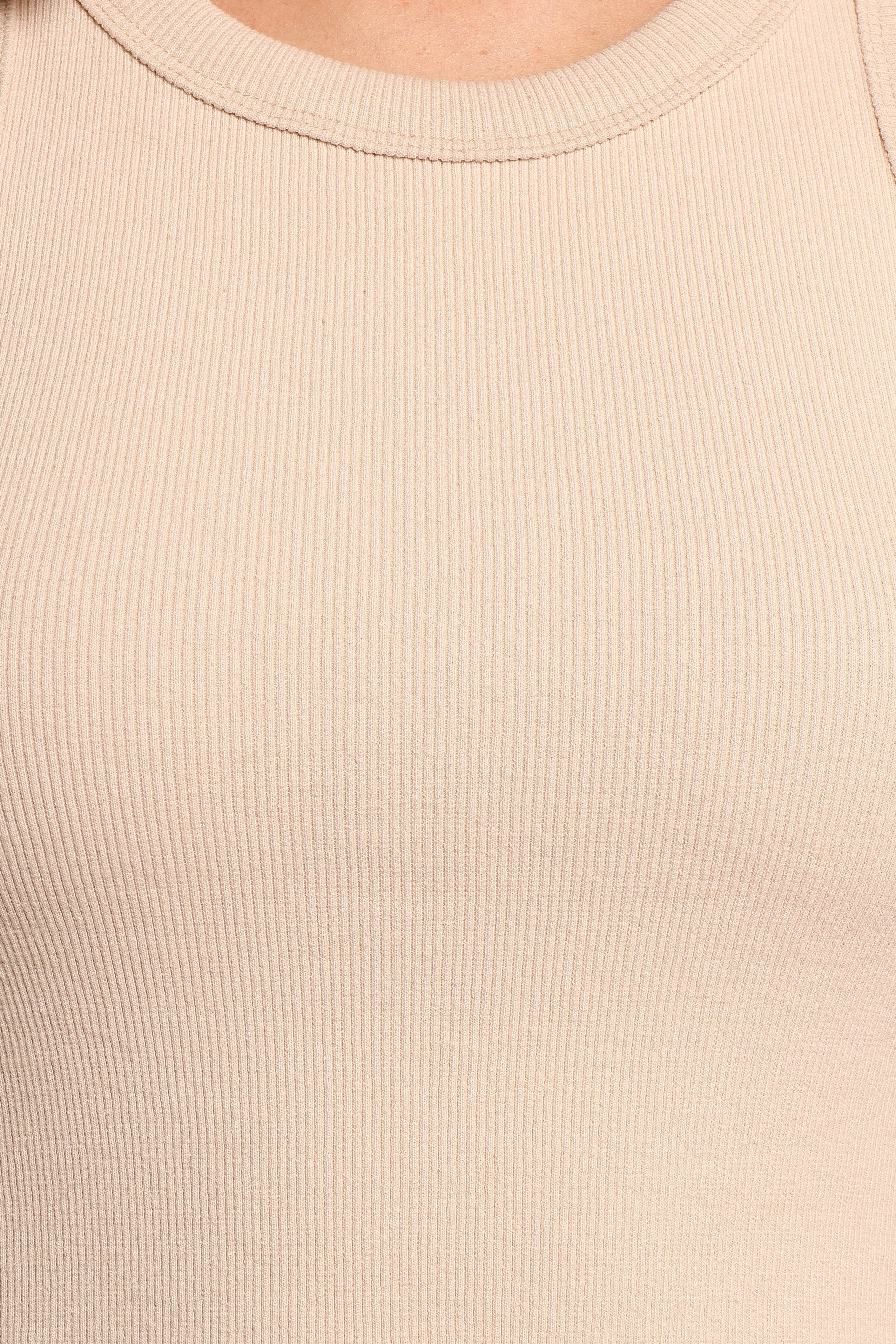 Robe mi-longue Amira - Taupe