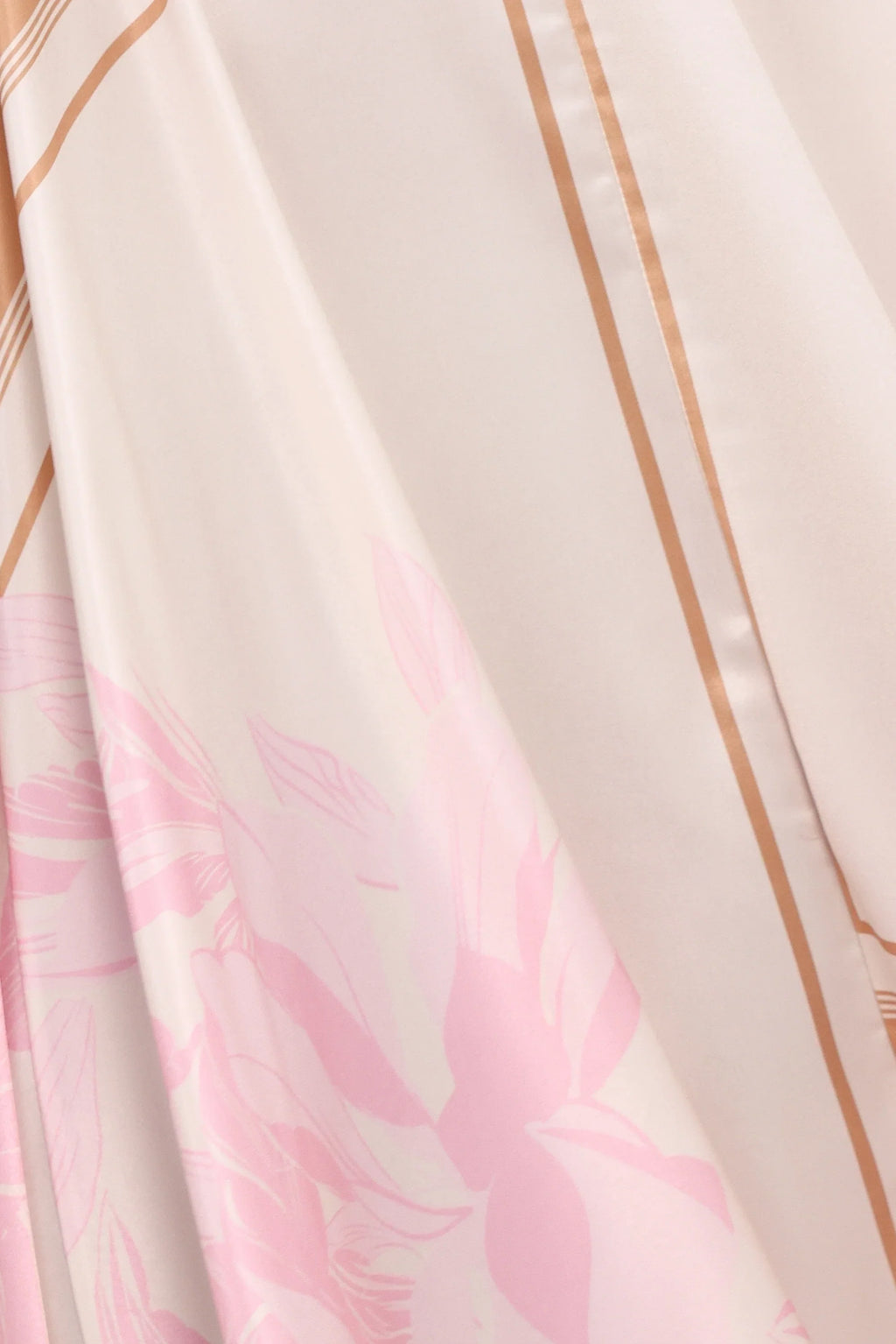 Robe longue Elanor - Imprimé rose