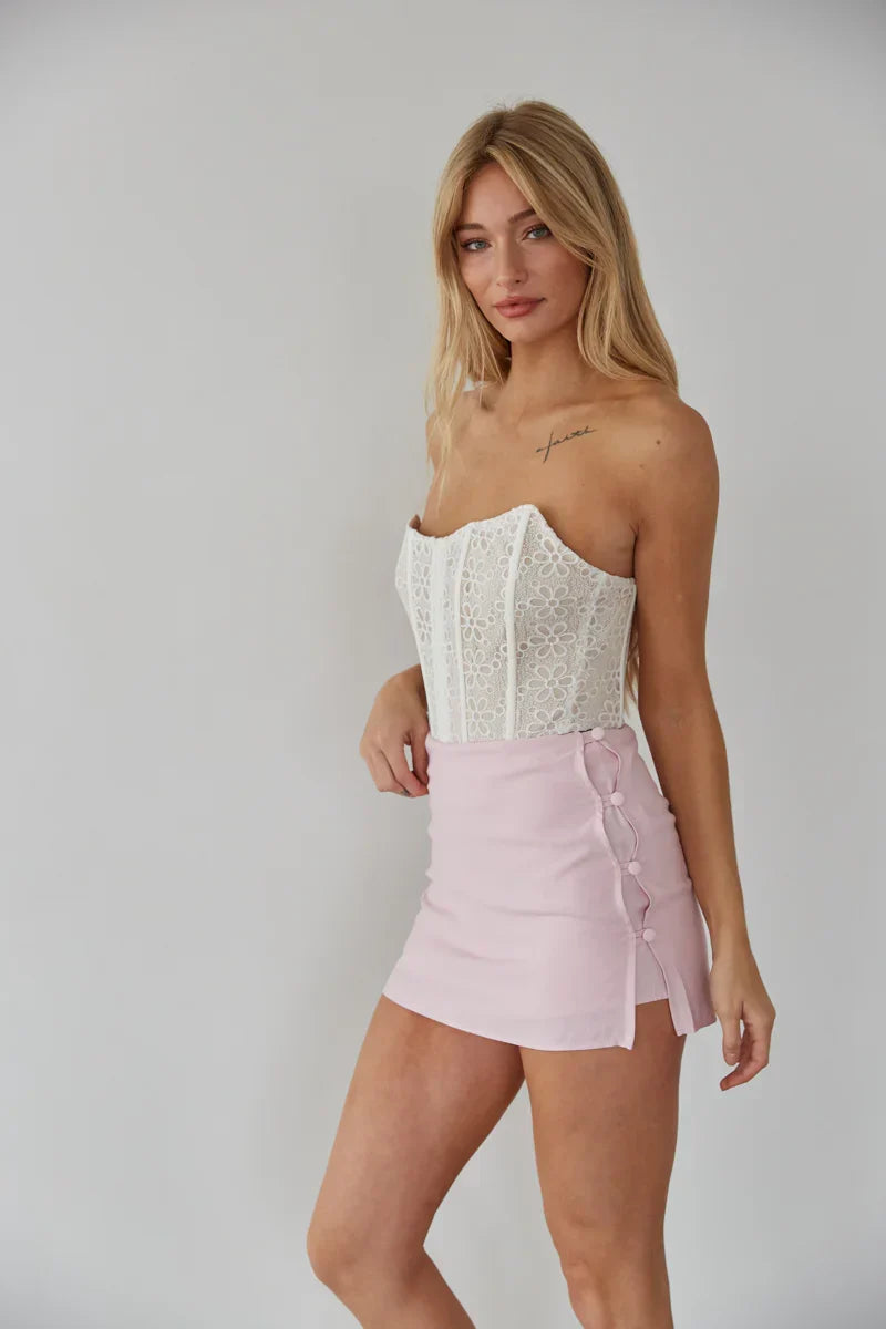 Mini-jupe-short Beck Bouton