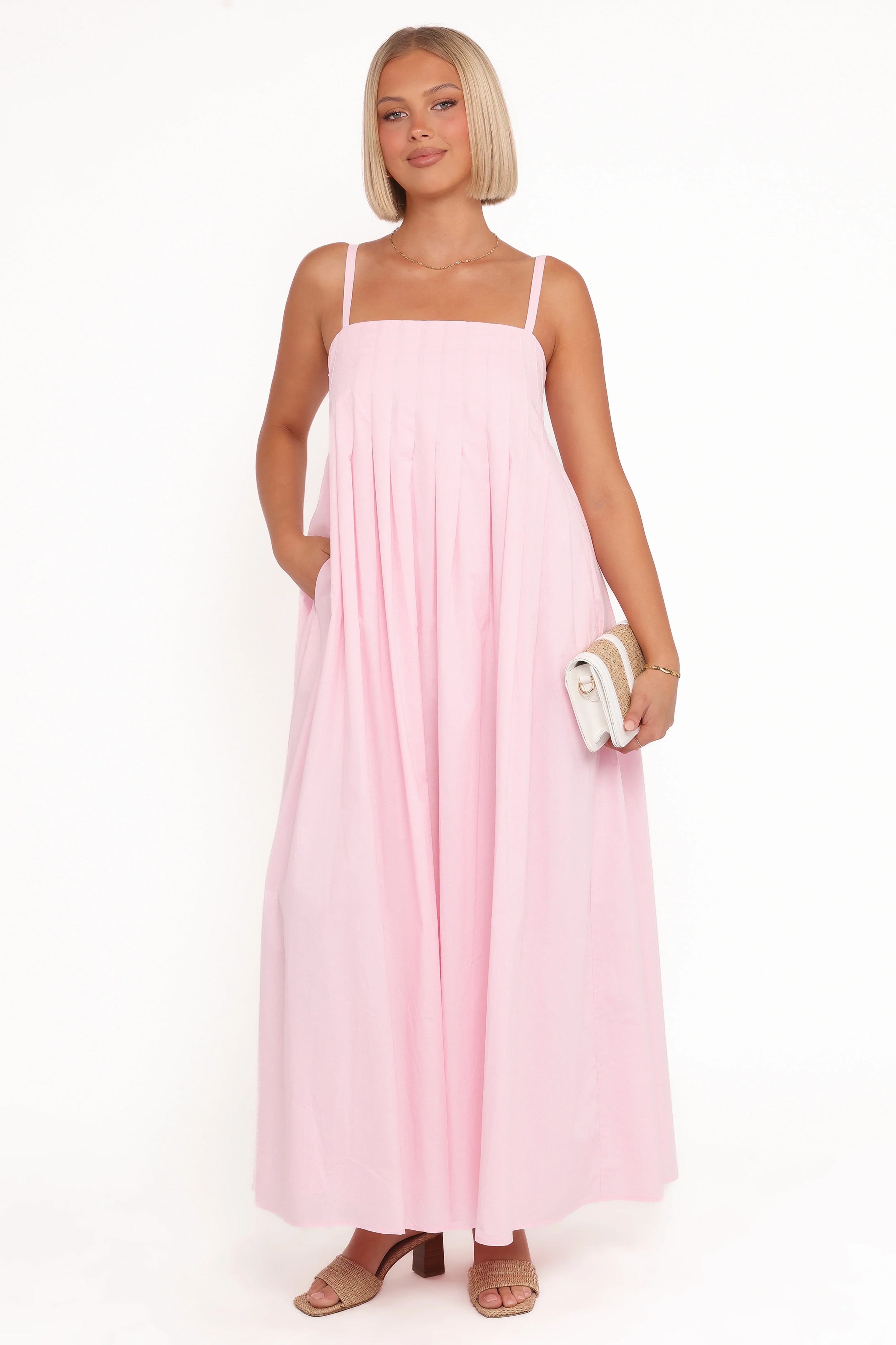 Corfu Midi Dress - Pink