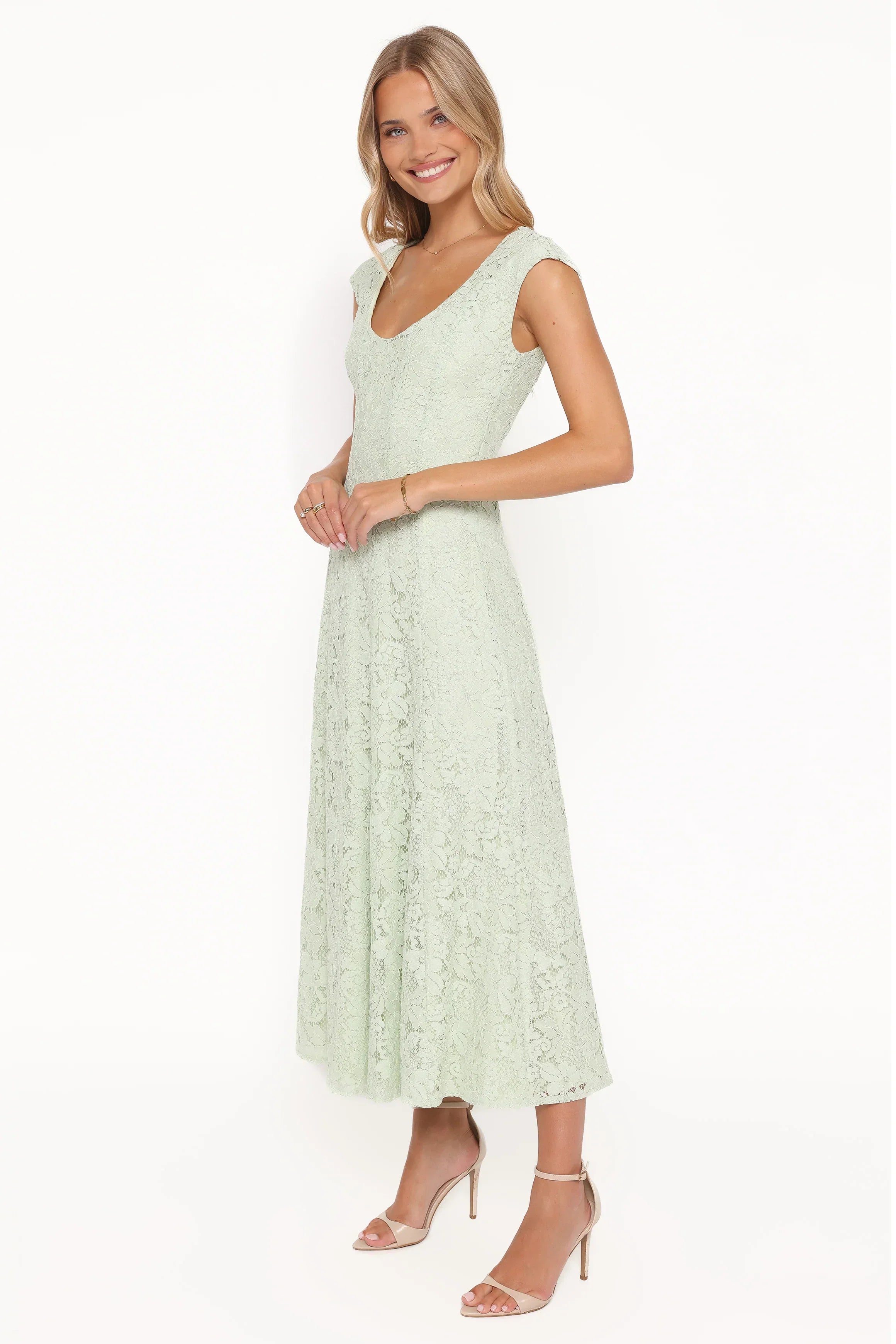 Mapleton Maxi Dress - Sage Green Lace