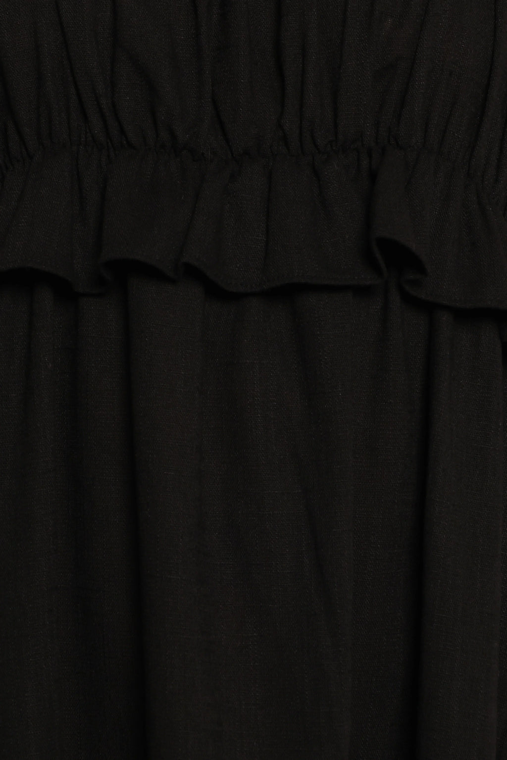 Ross Frill Strap Maxi Dress - Black
