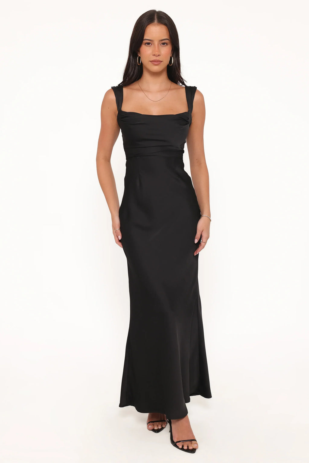 Robe longue Margot - Noir