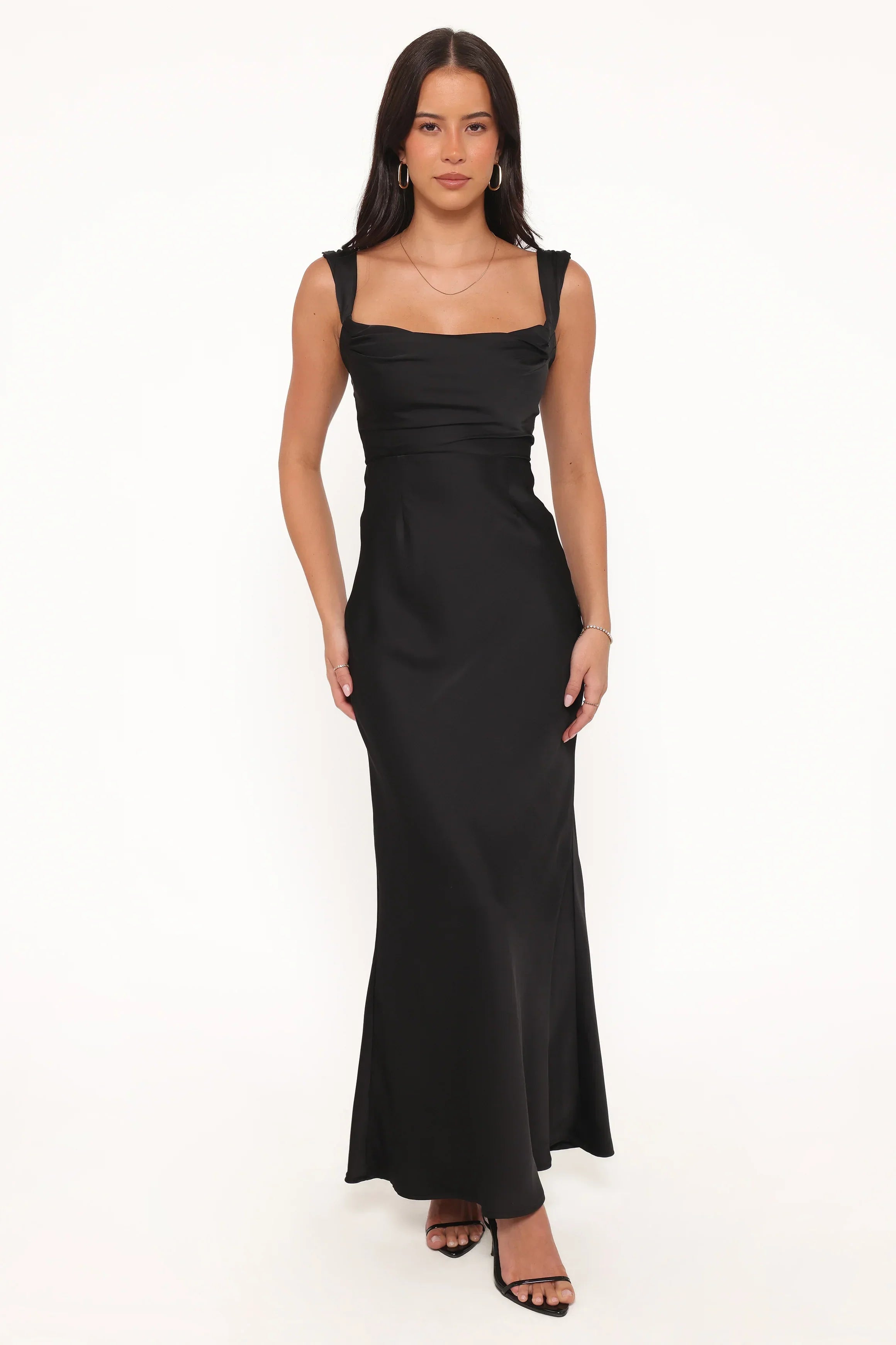 Robe longue Margot - Noir