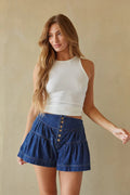 Short en jean boutonné Priya