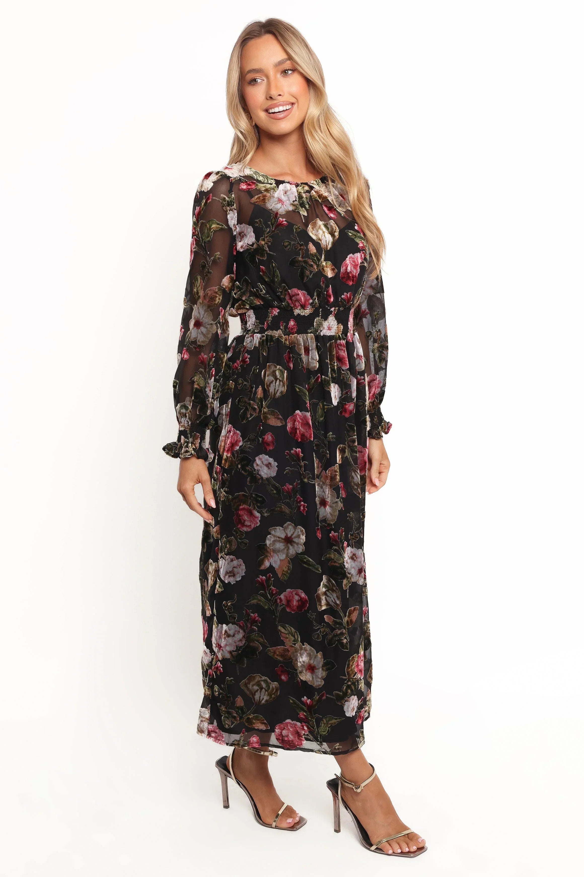 Robe midi Tracy - Multicolore