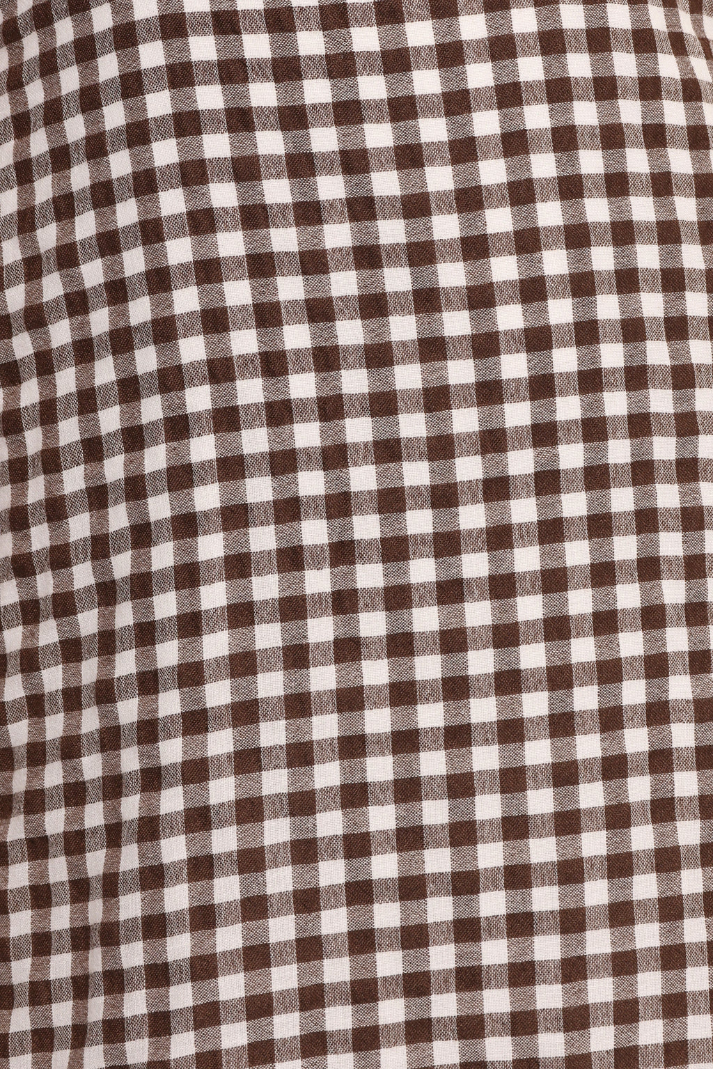 Robe Midi Queenie - Vichy Marron