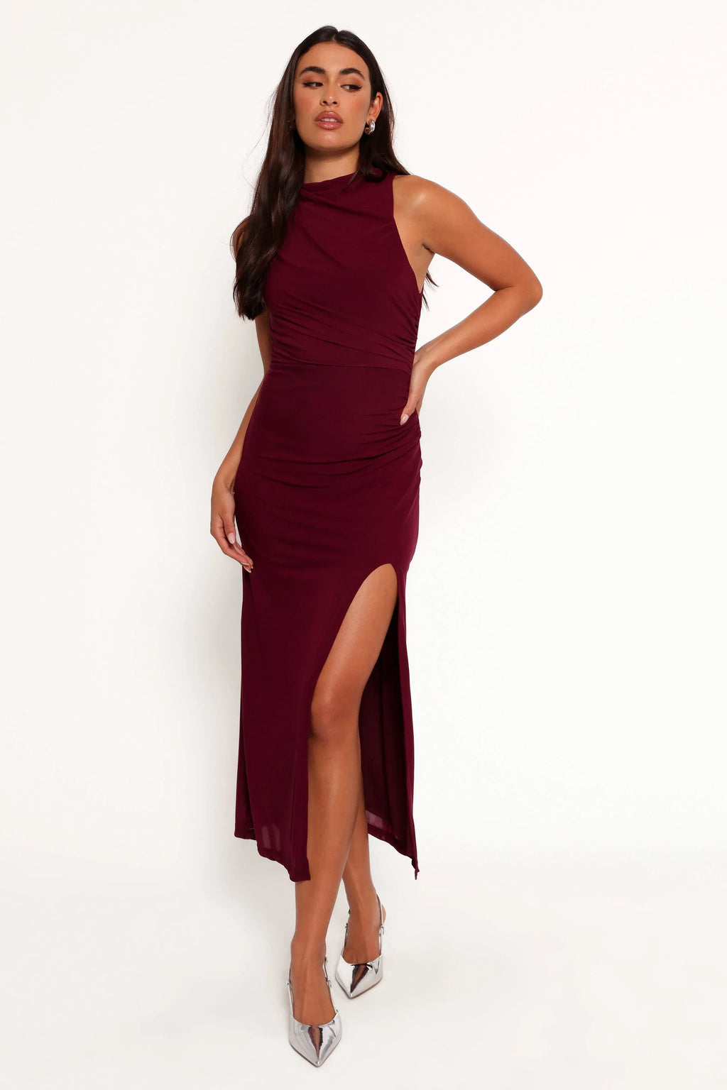 Robe longue Hayven - Prune
