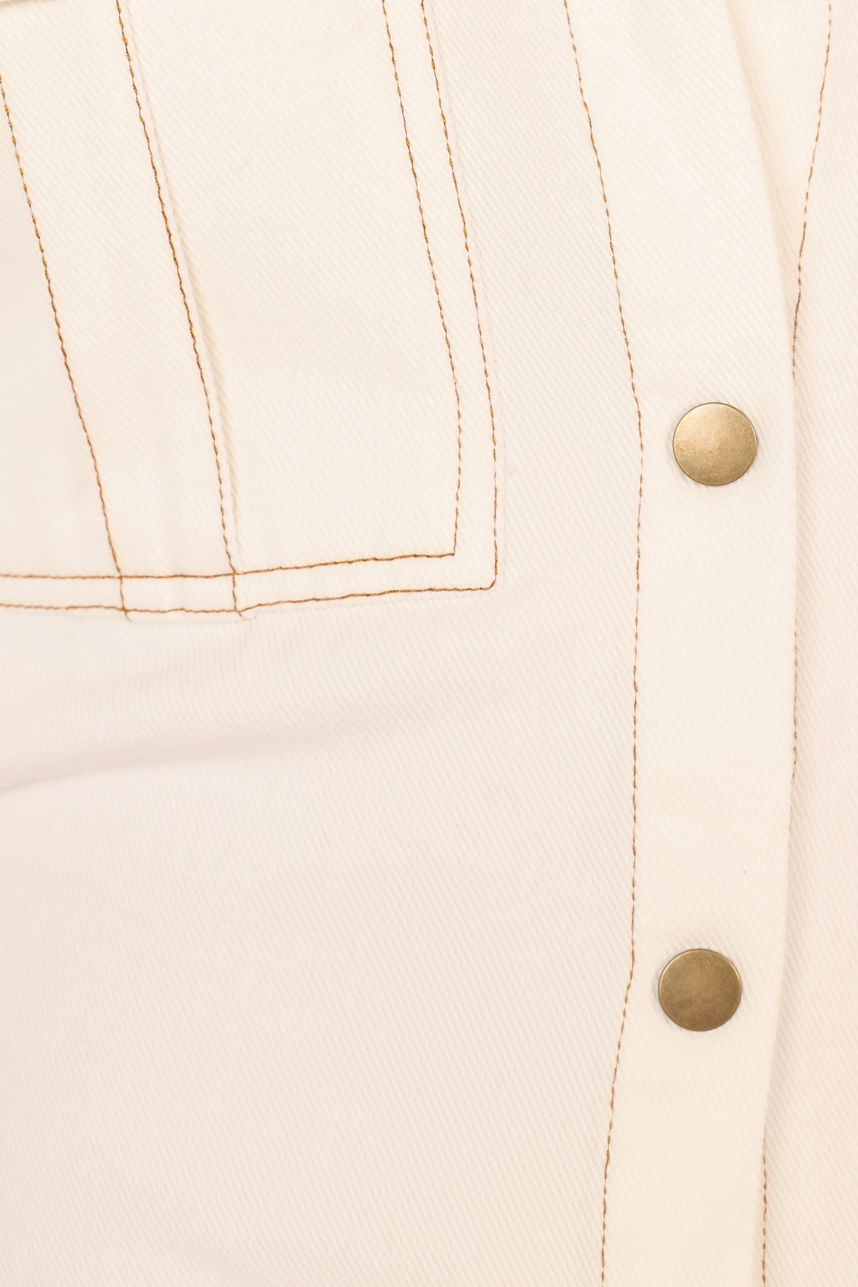 Mini-robe en jean Hailey - Jean blanc