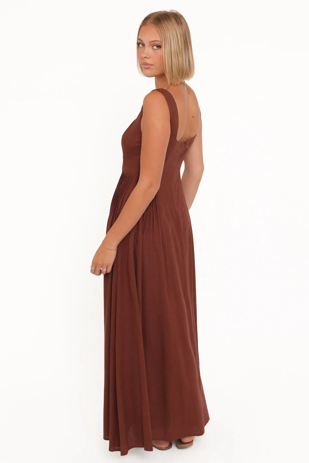 Robe longue Wilston - Marron