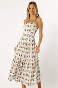 Robe midi Botanique - Fleurie