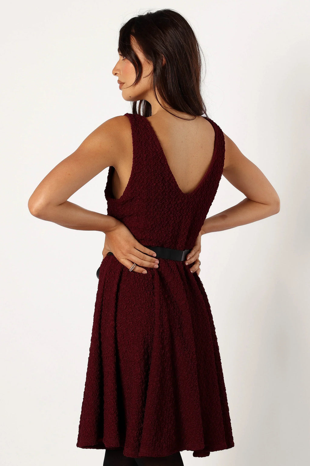 Mini-robe Margaret - Bordeaux