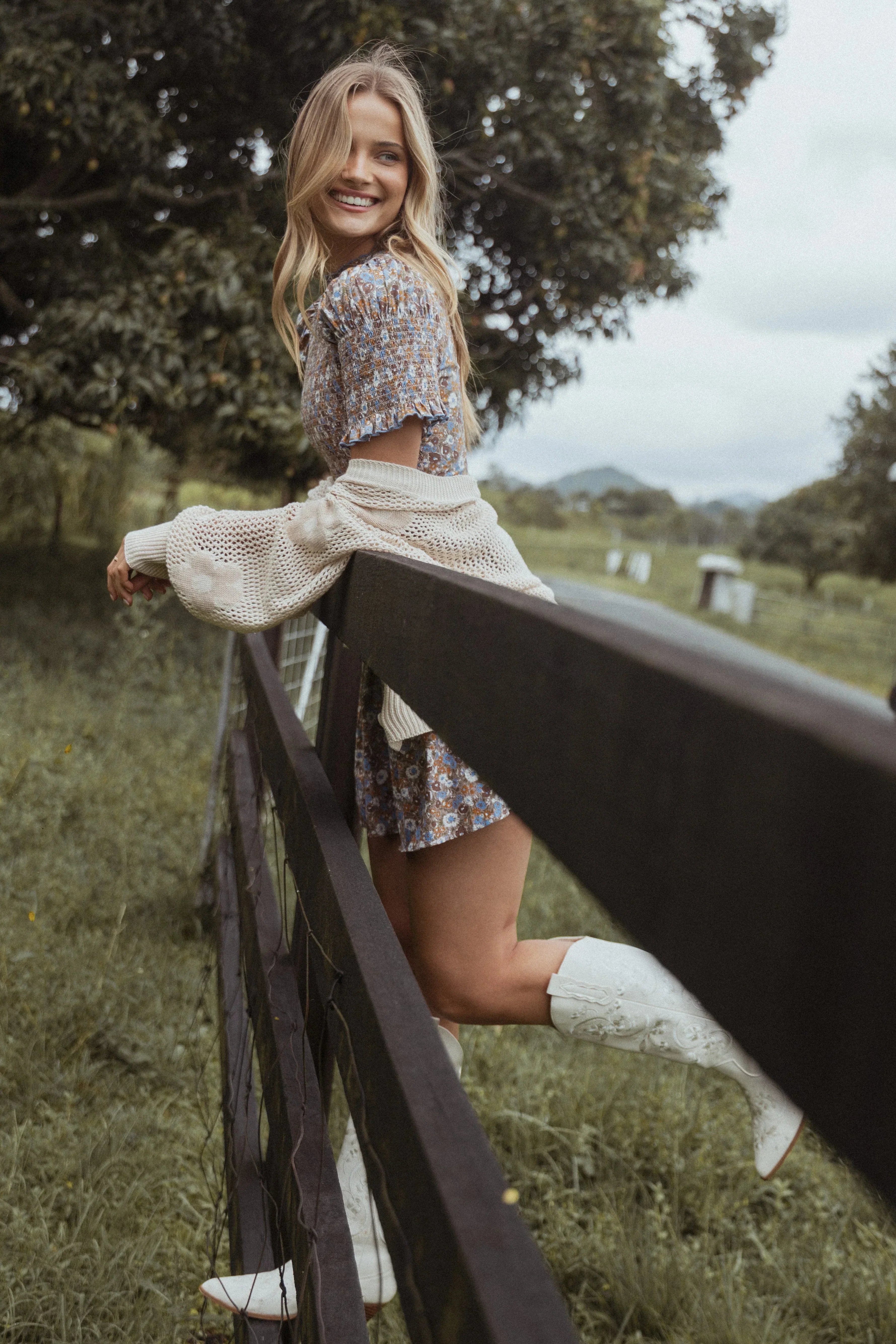 Mini-robe Céline - Imprimé fleuri