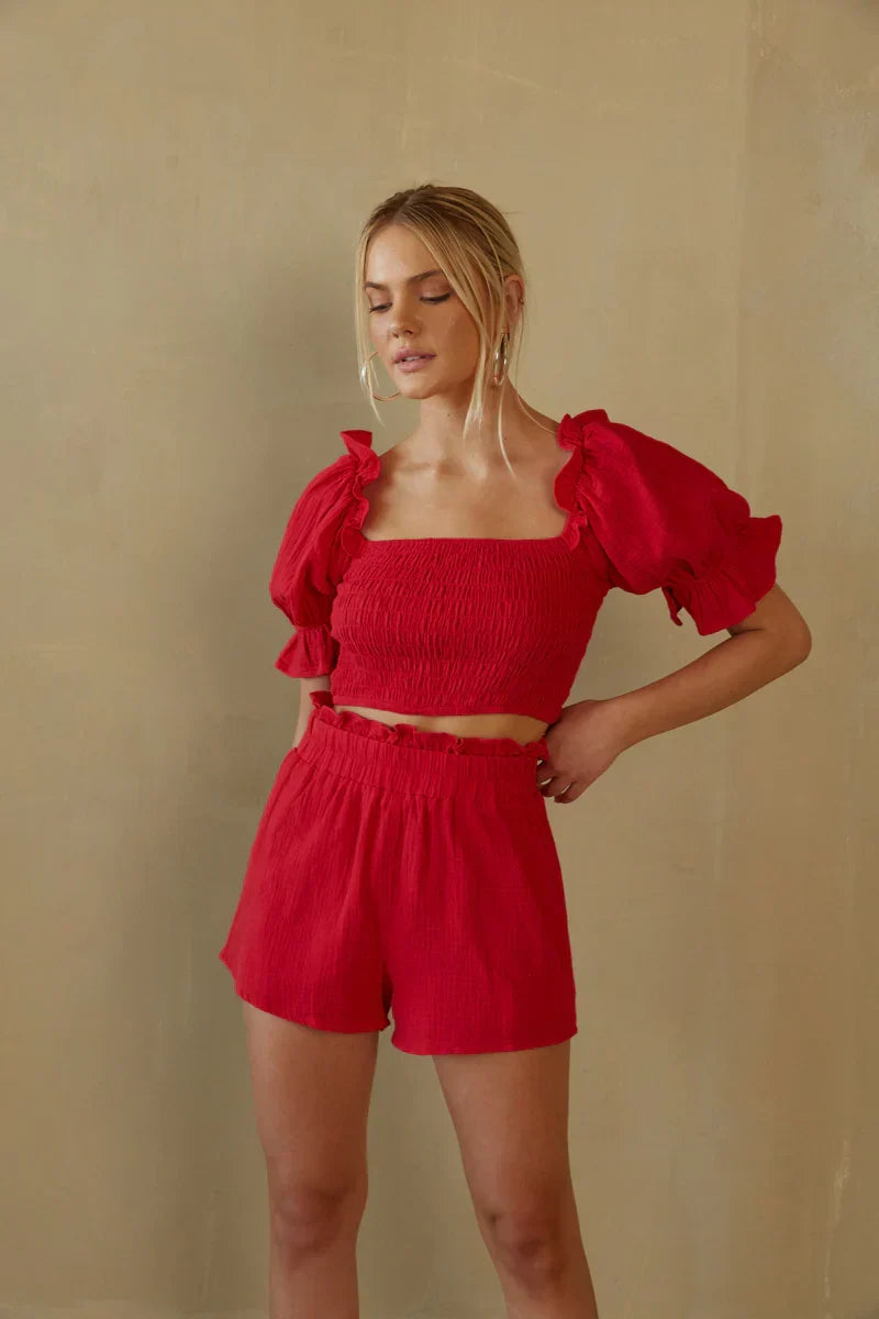 Short en coton Ruby Paper Bag