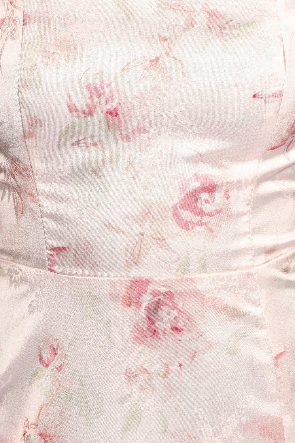 Robe midi Zane - Imprimé floral rose
