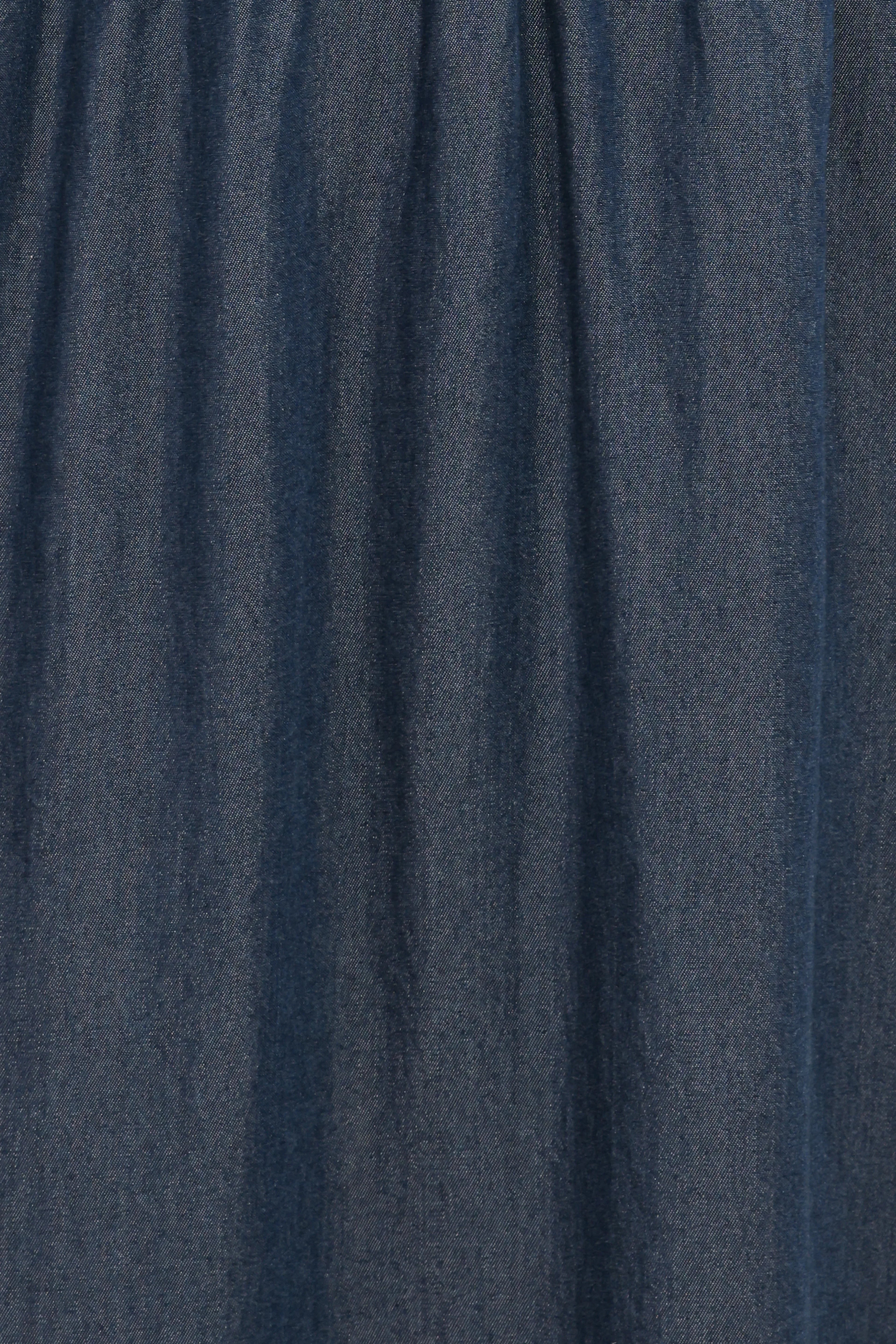 Steele Puff Sleeve Midi Dress - Dark Denim