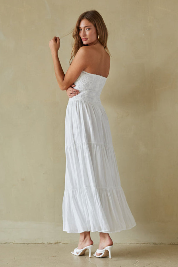 Robe longue à volants Azari