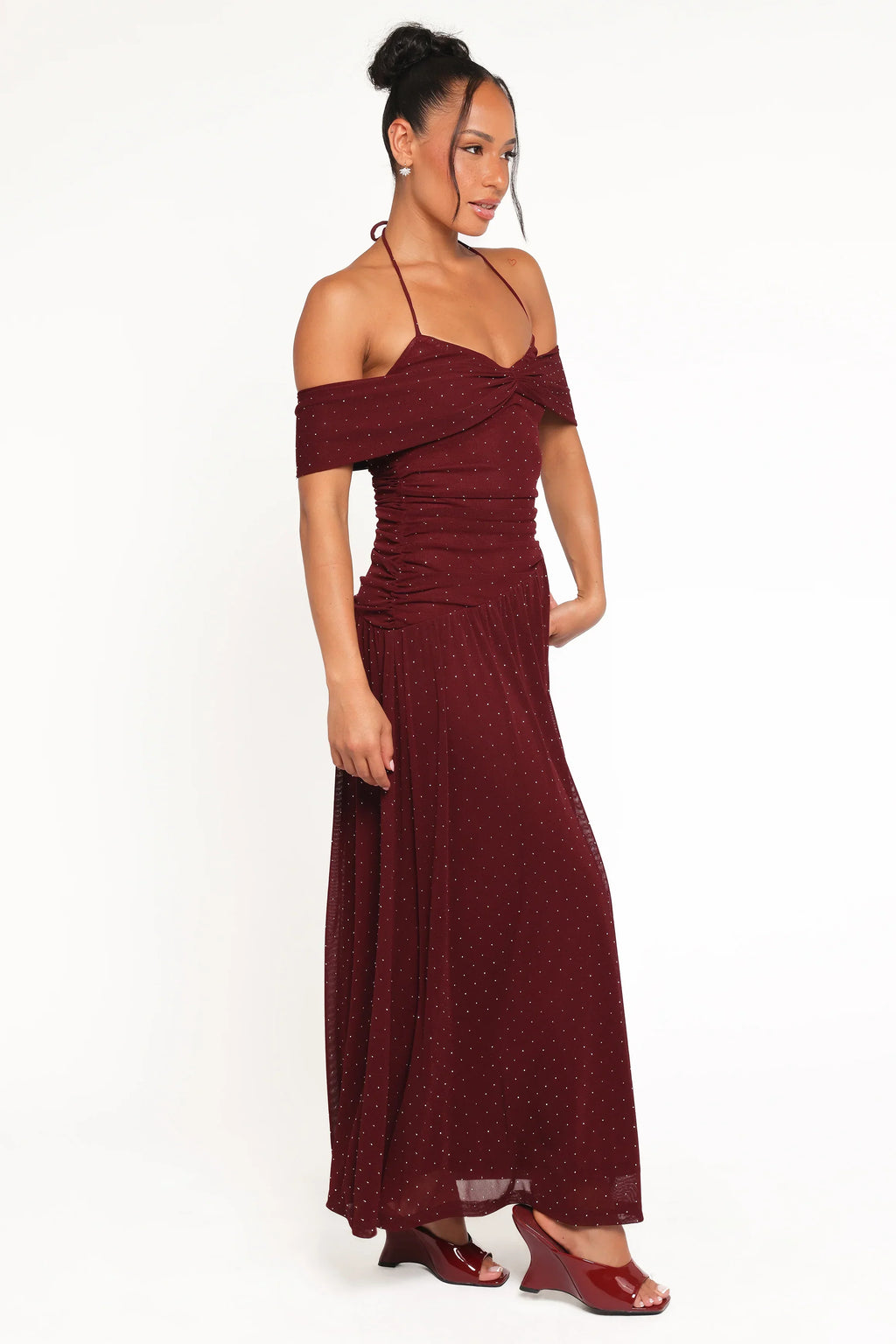 Robe longue Mayven – Bourgogne