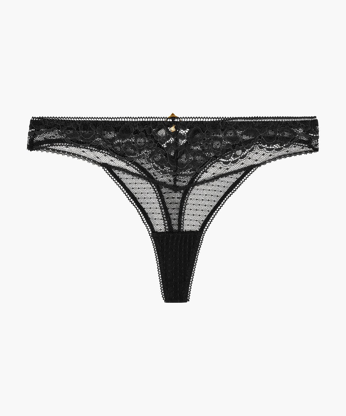 Tanga Illusion Fauve Noir