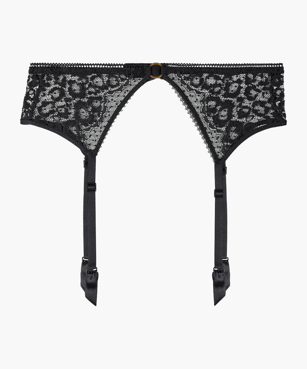 Illusion Fauve Porte-jarretelles Black