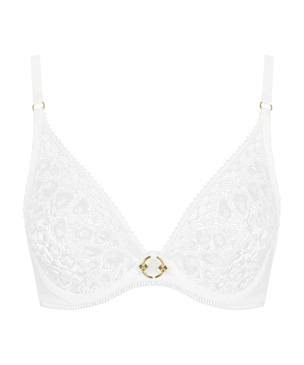 Illusion Fauve Soutien-gorge Triangle avec armatures White