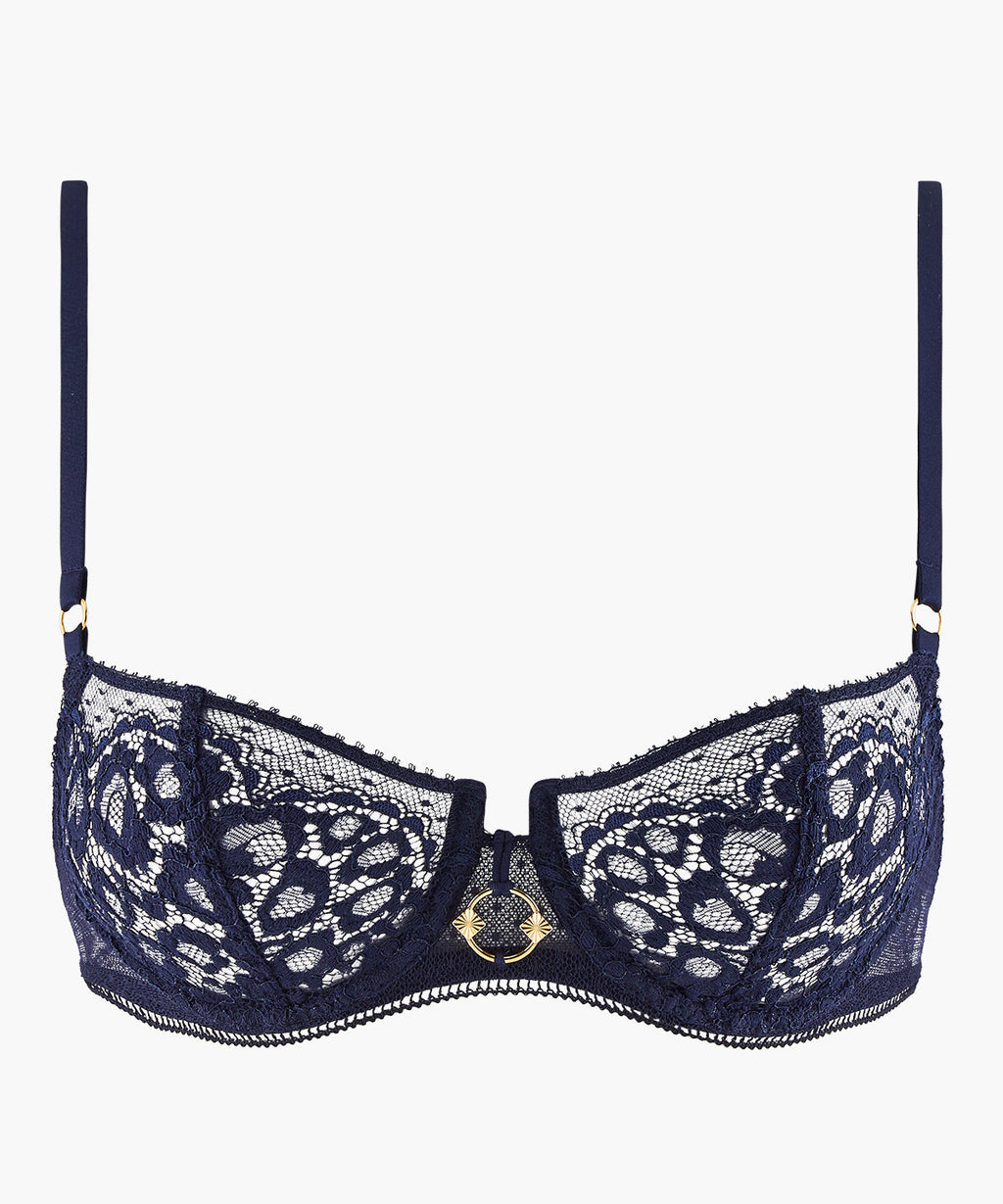 Illusion Fauve Soutien-gorge Corbeille avec armatures Bleu Crépuscule