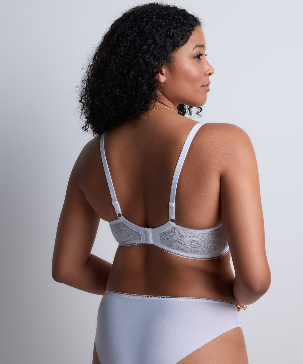 Illusion Fauve Soutien-gorge Corbeille avec armatures Blanc