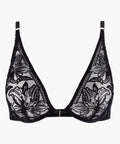 Cœur à Corps Soutien-gorge Triangle armatures Noir