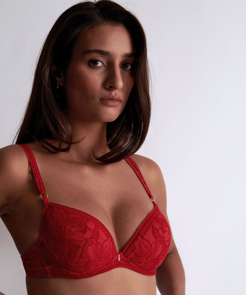 Cœur à Corps Rouge Rebelle Push-up Bra