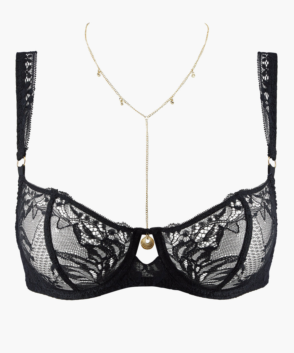 Gold Pleasure Soutien-gorge Corbeille avec armatures Black Light