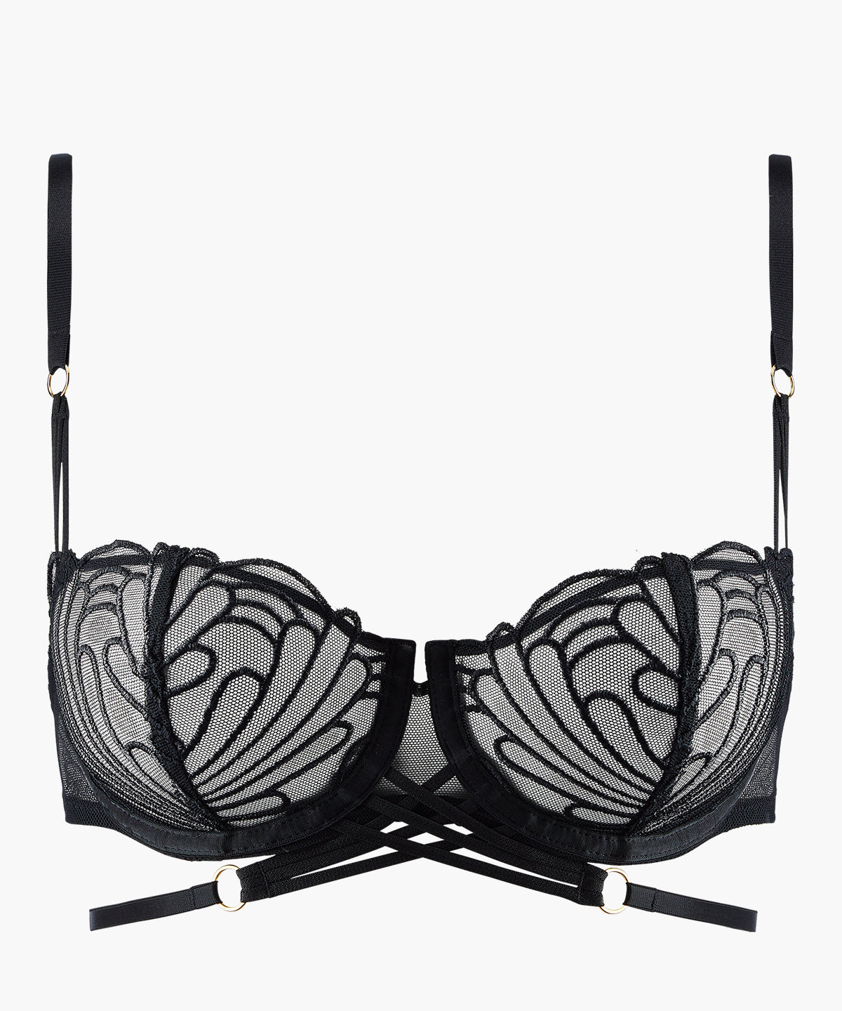 The Indomitable Afterdark Balconette Bra with underwire