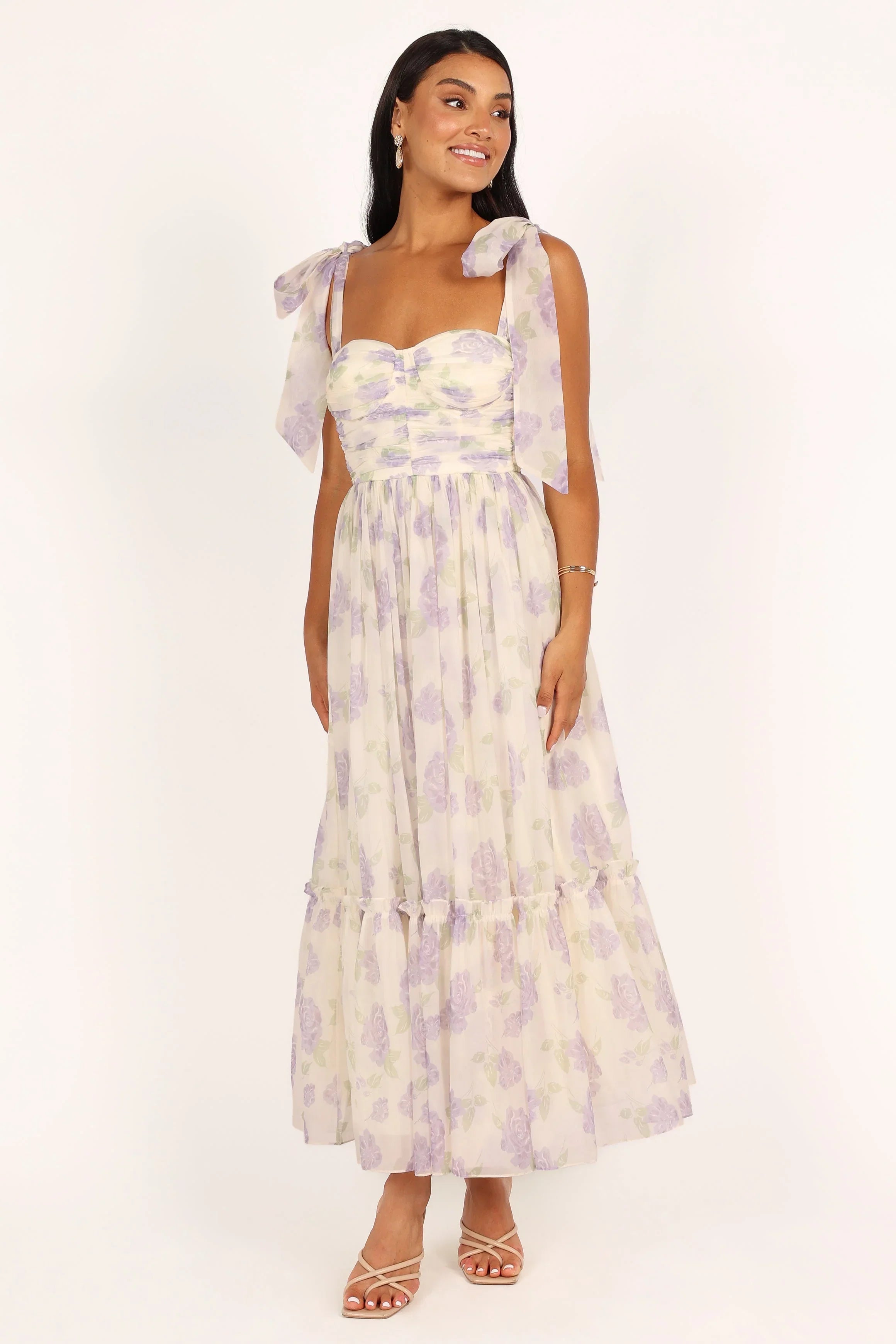 Robe midi Floret - Lavande