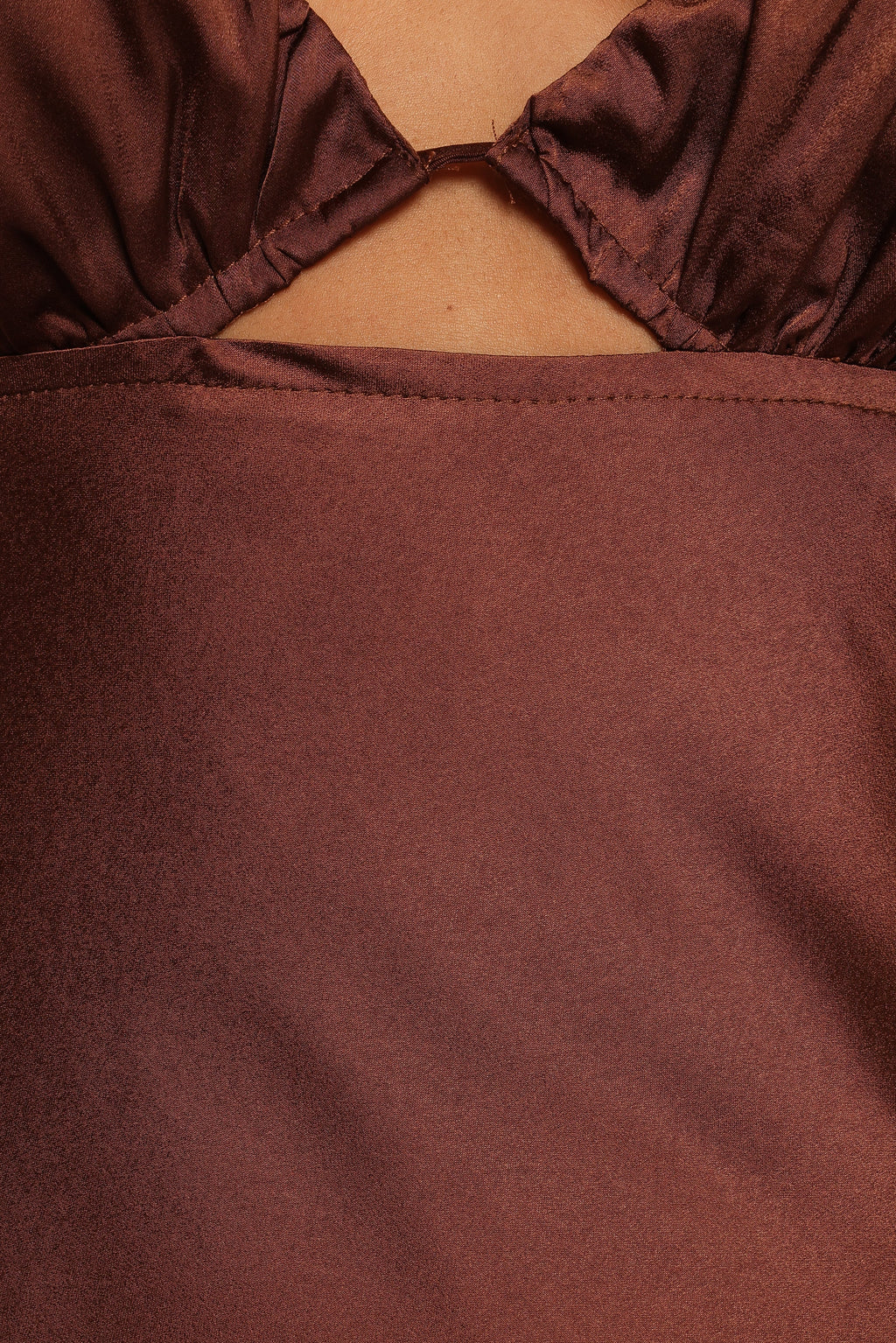 Robe longue Amalia – Chocolat