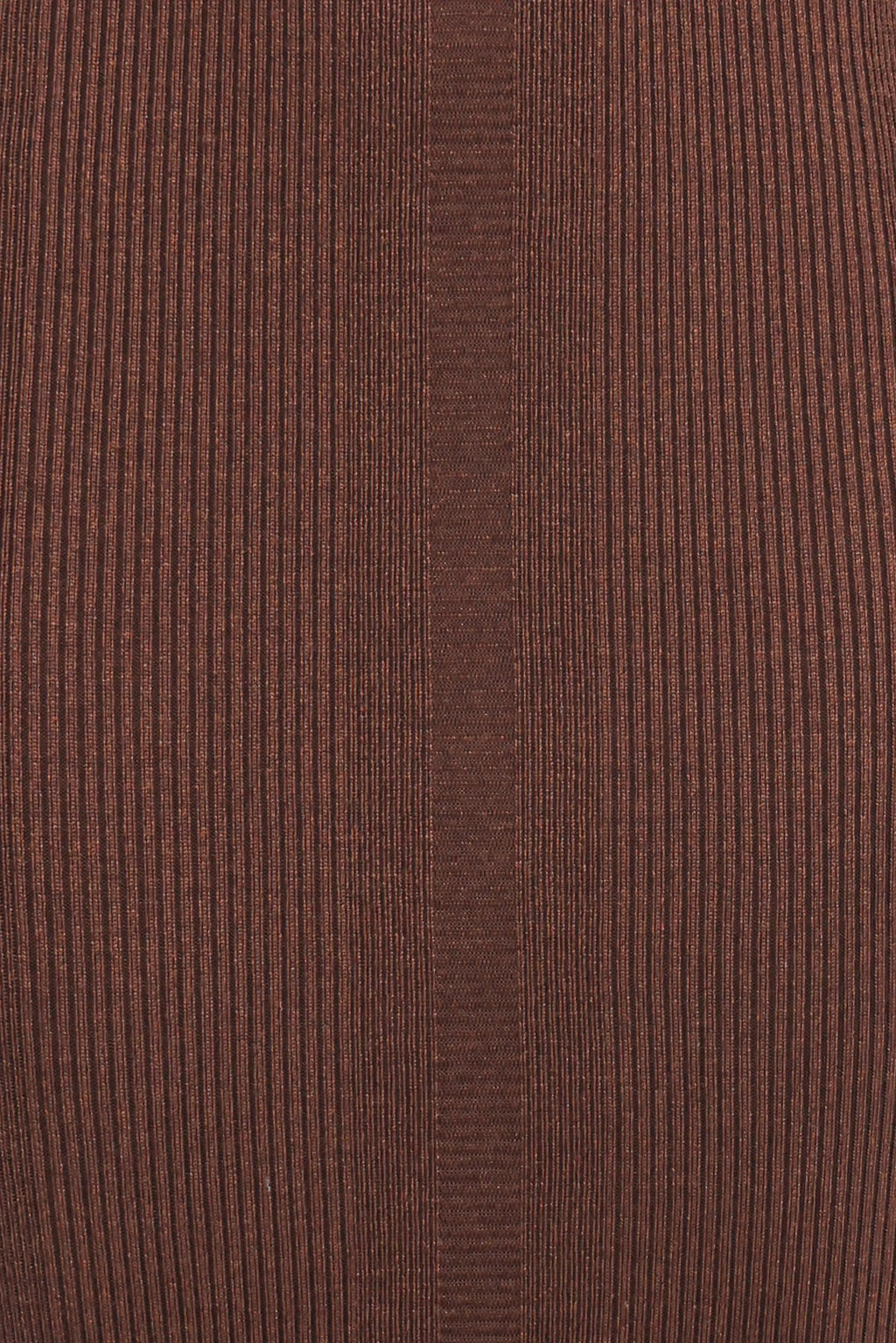Robe longue mi-mollet Collins à manches longues - Chocolat