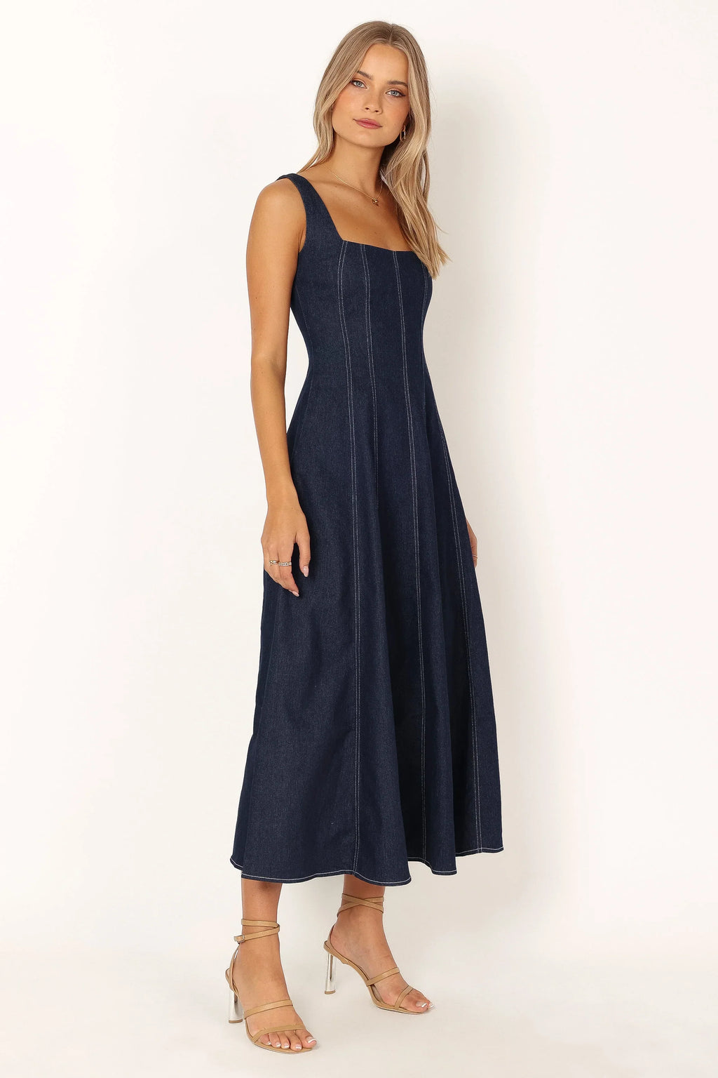 Robe Midi Callum - Denim Foncé