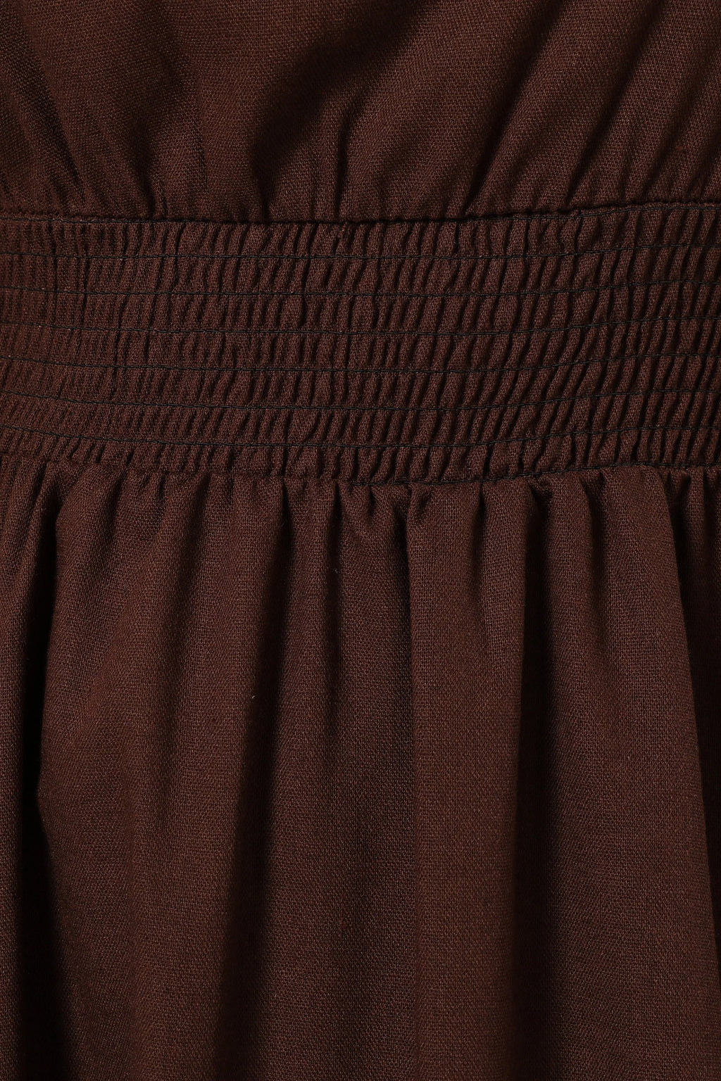 Robe longue à manches longues Roman - Marron