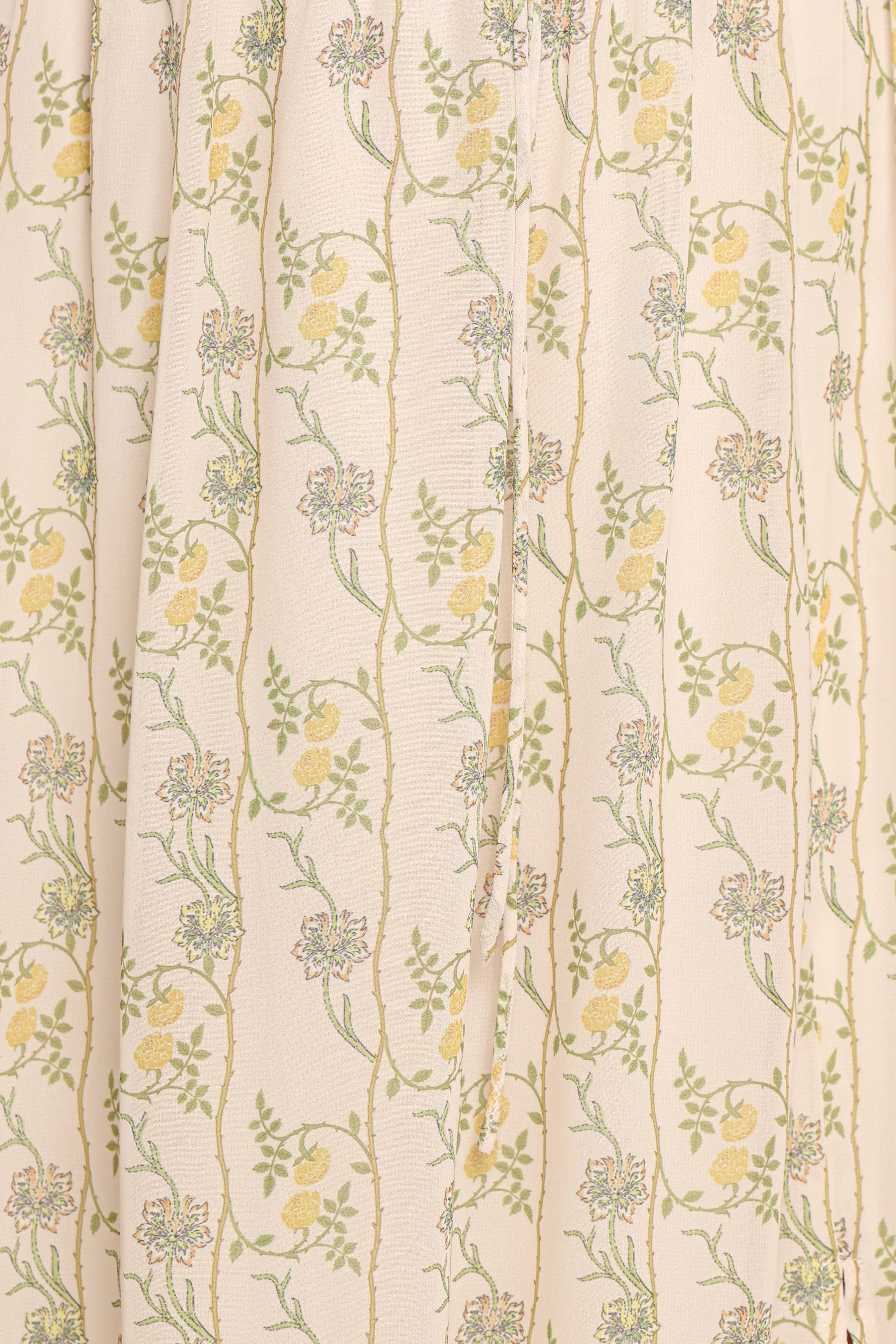 Keziah Long Sleeve Maxi Dress - Yellow Floral