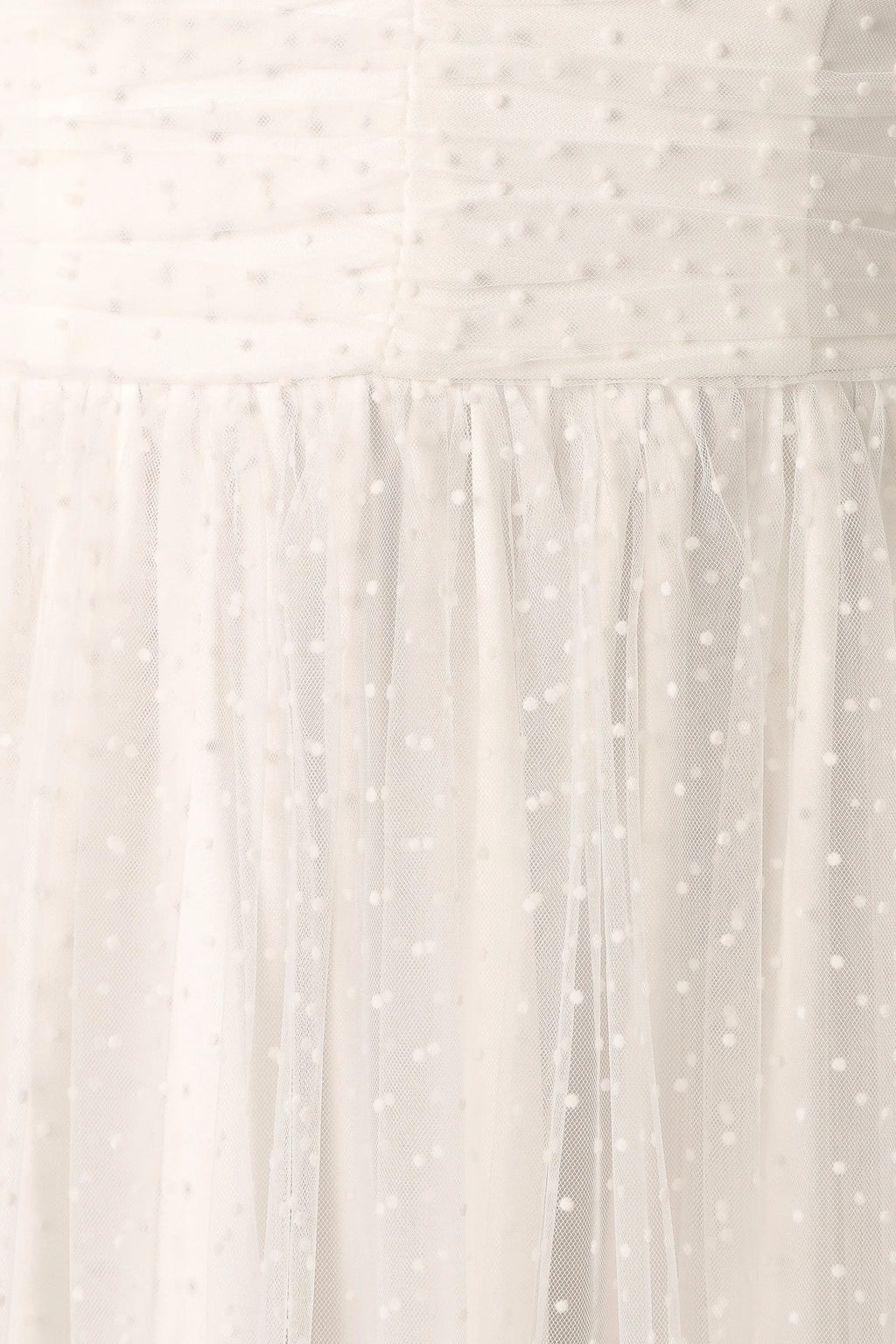 Robe midi Flore - Blanc cassé