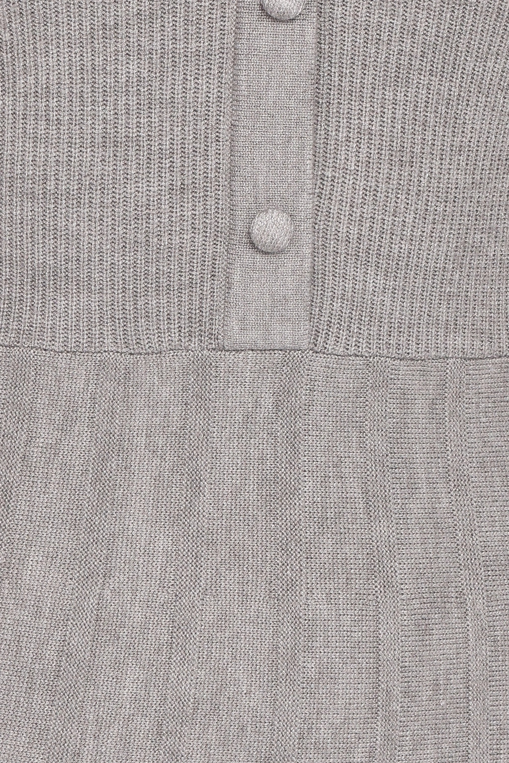 Mini-robe à manches longues Darlina - Gris chiné