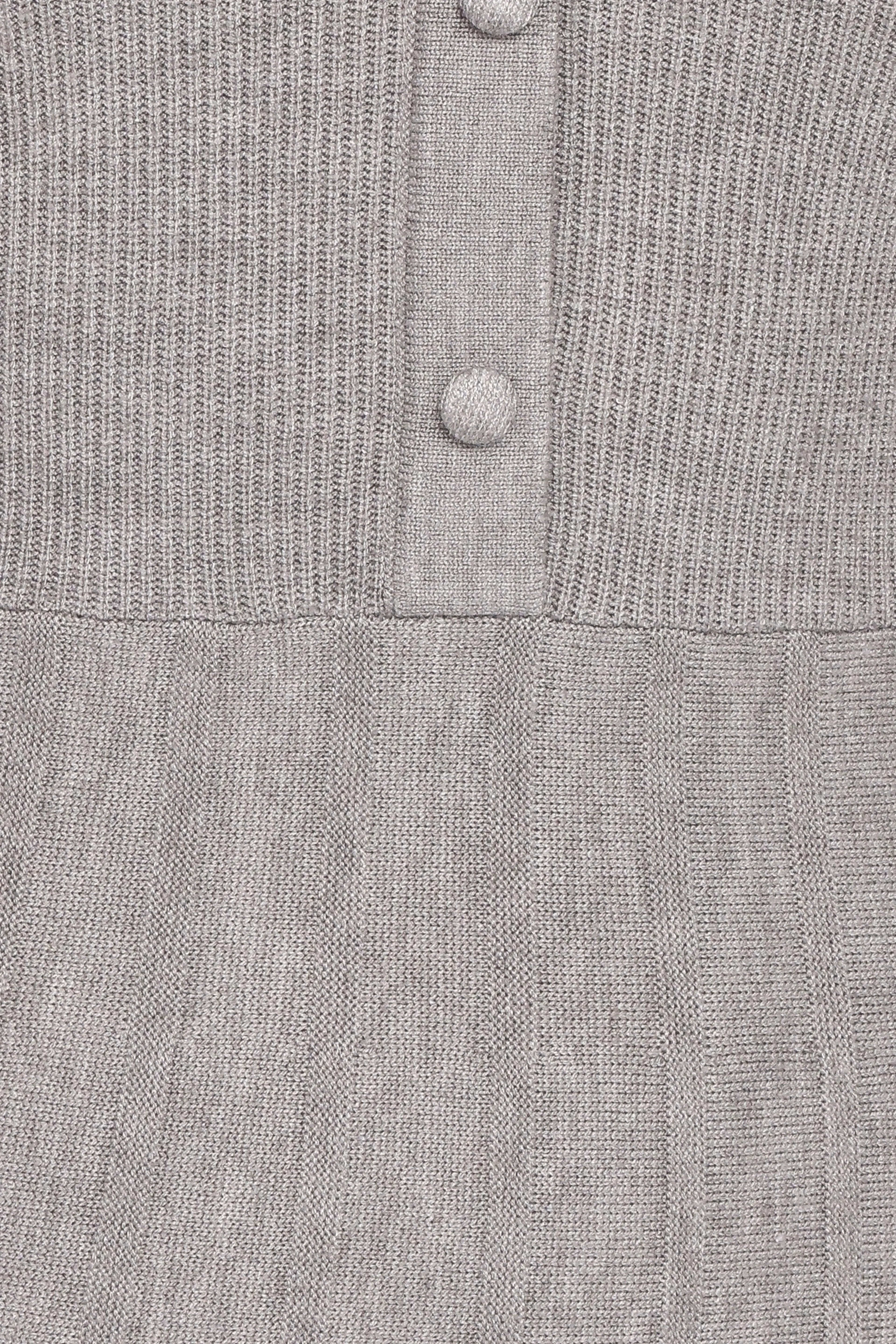 Mini-robe à manches longues Darlina - Gris chiné
