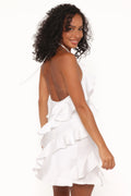Robe mini Valery dos nu - Blanc