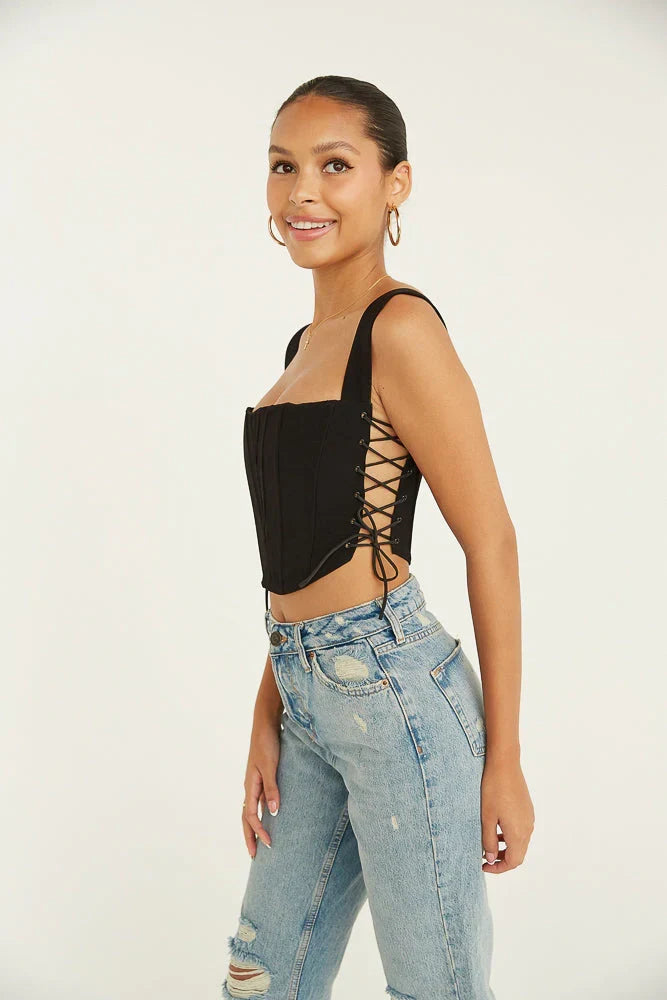 Haut court corset Kiko