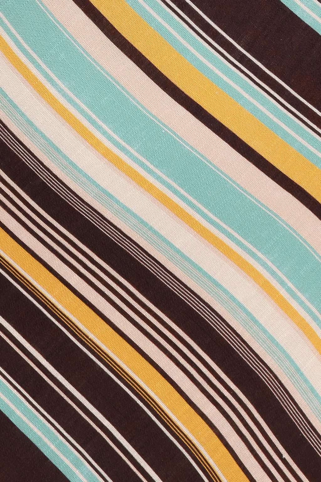 Robe Courte Kosta – Rayures Rétro Marron