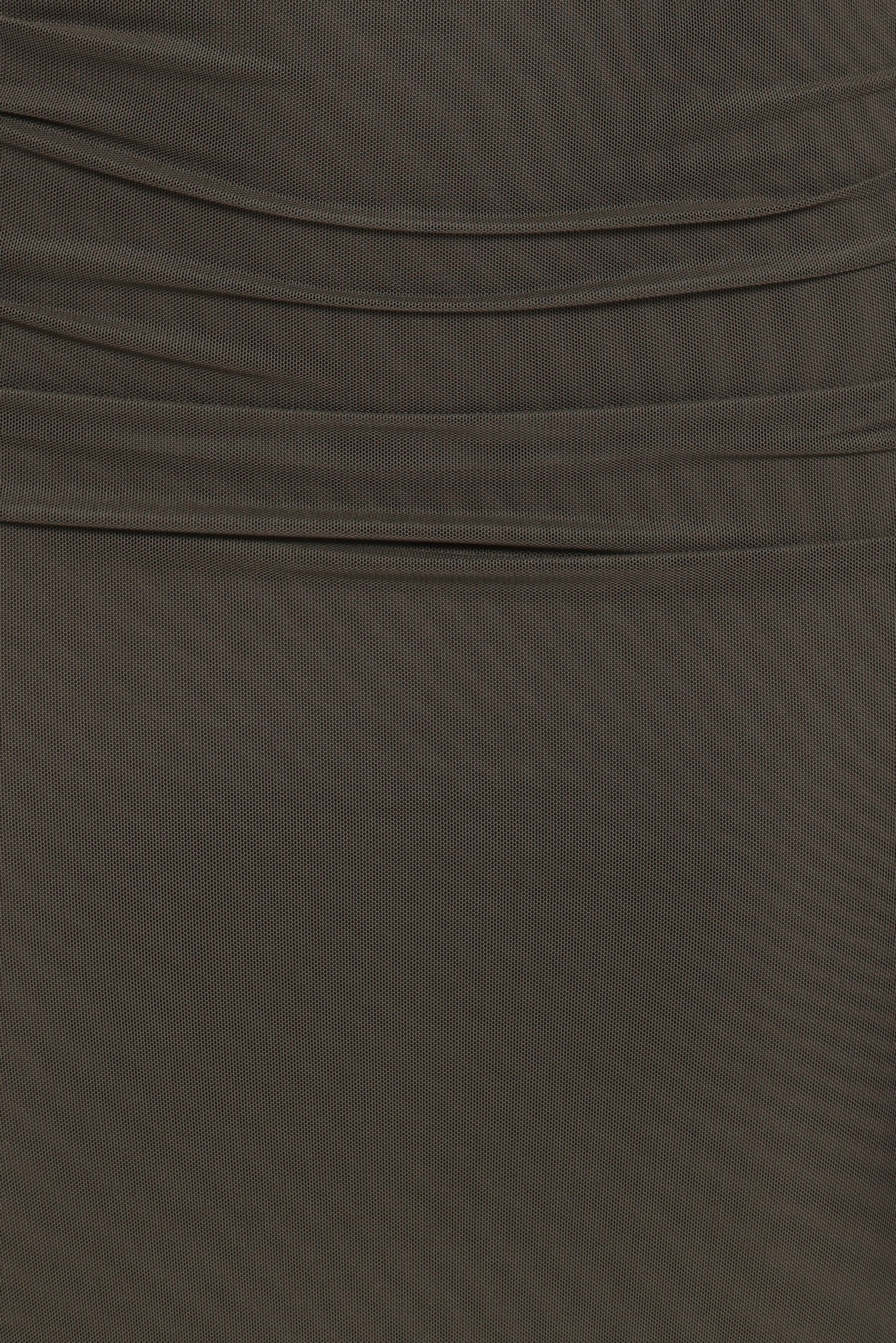 Abbie Off Shoulder Maxi Dress - Olive