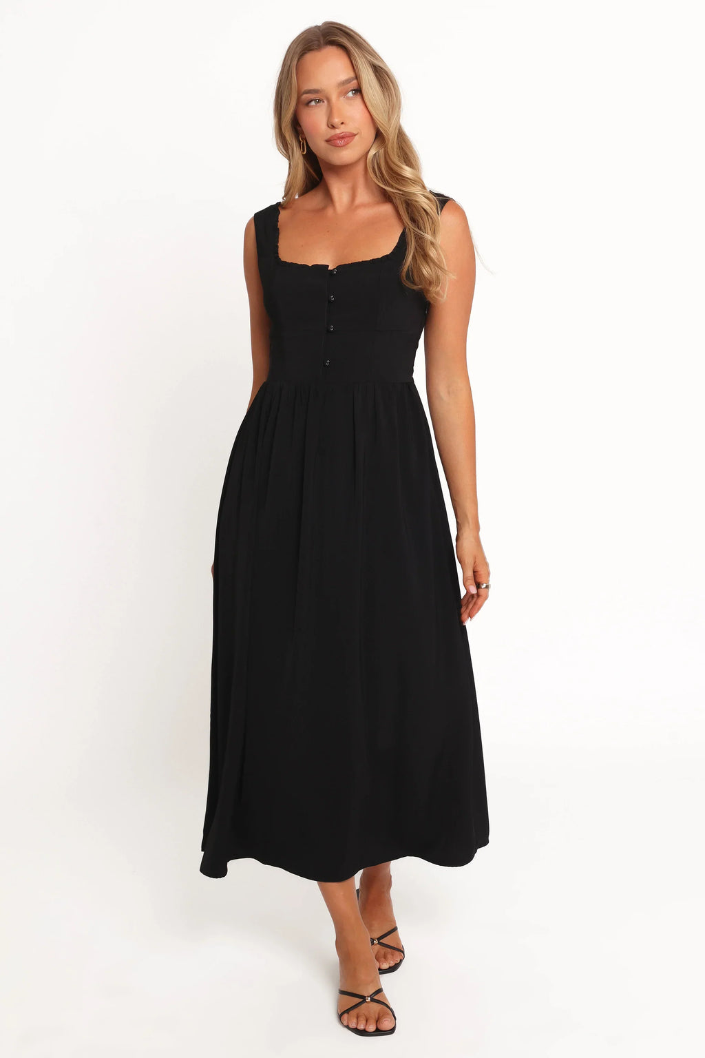 Robe Midi Melrose - Noir