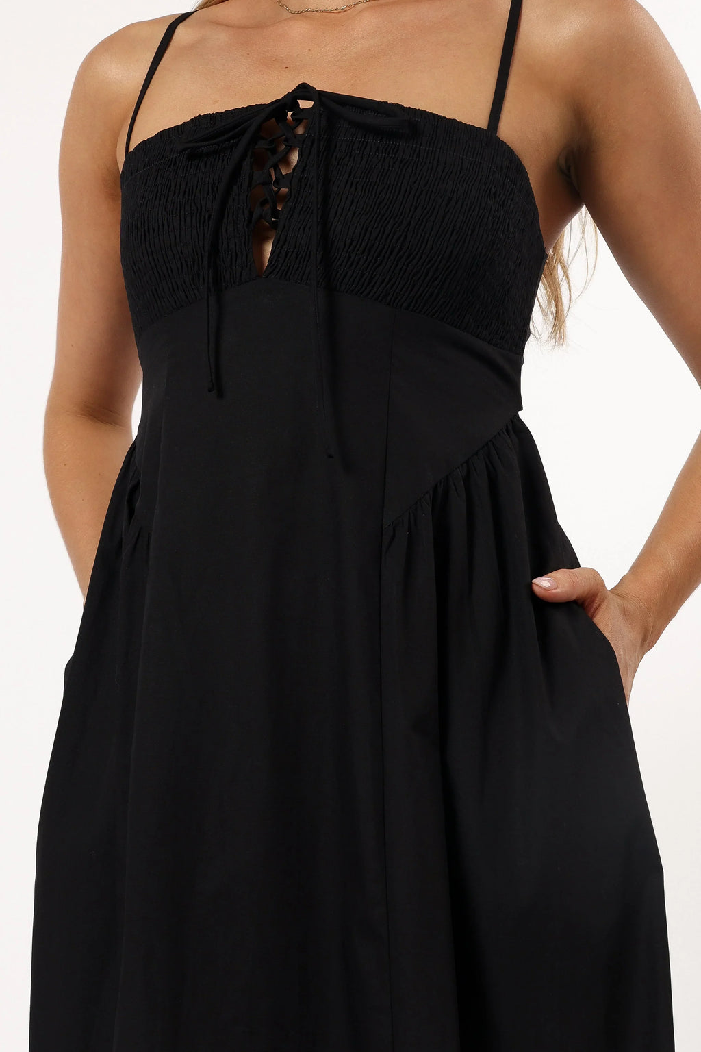Robe midi Alena - Noire