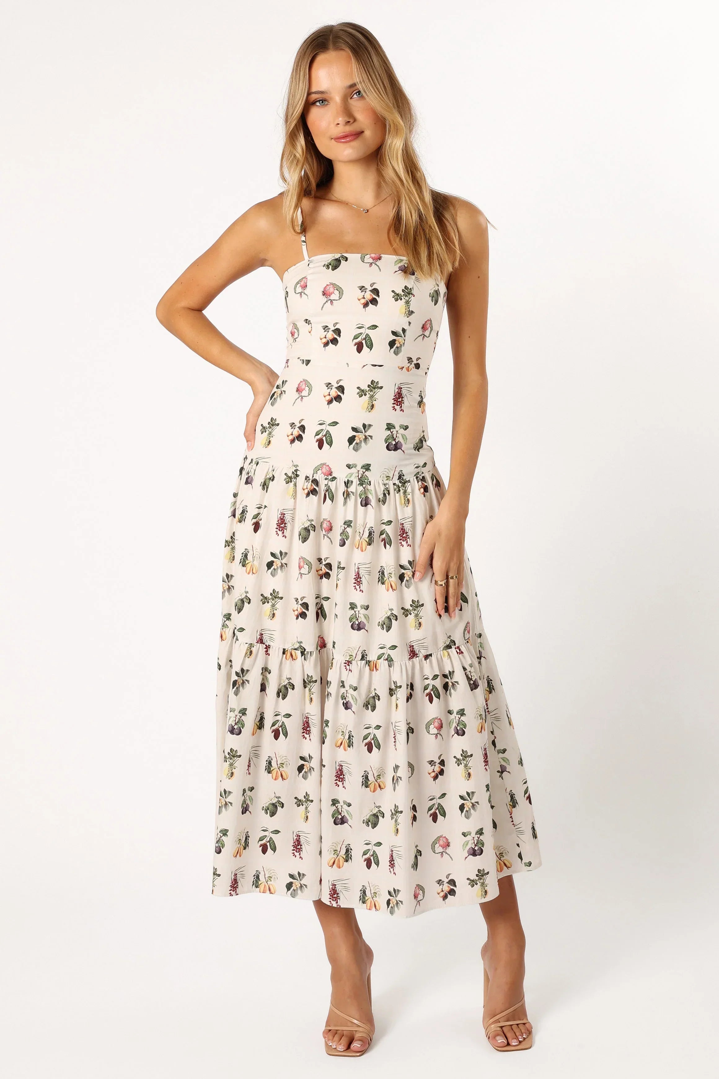 Robe midi Botanique - Fleurie
