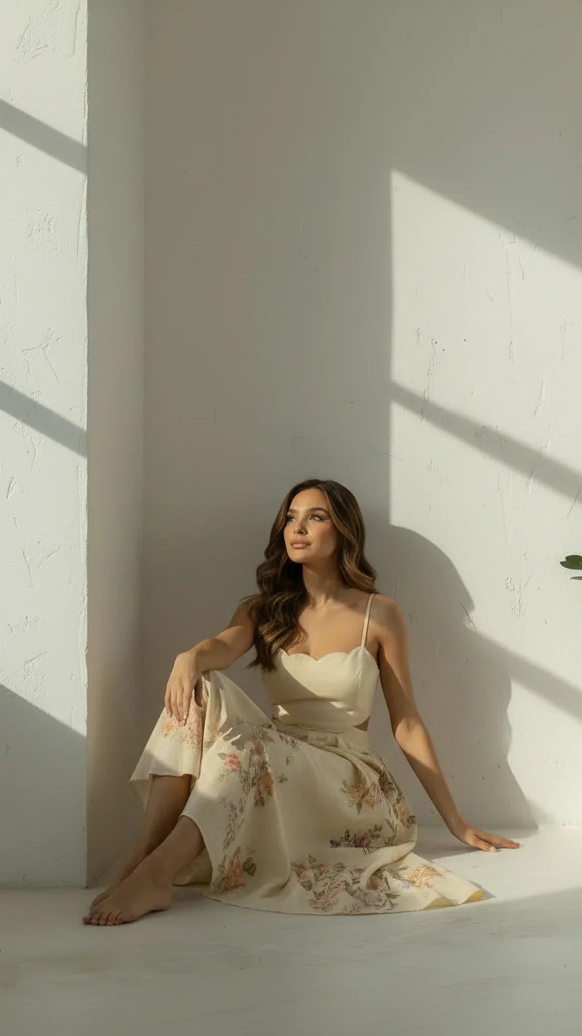 Elowen Floral Midi Dress