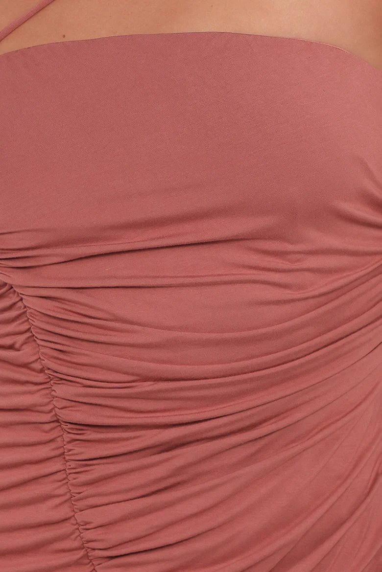 Robe longue Avaline - Terracotta